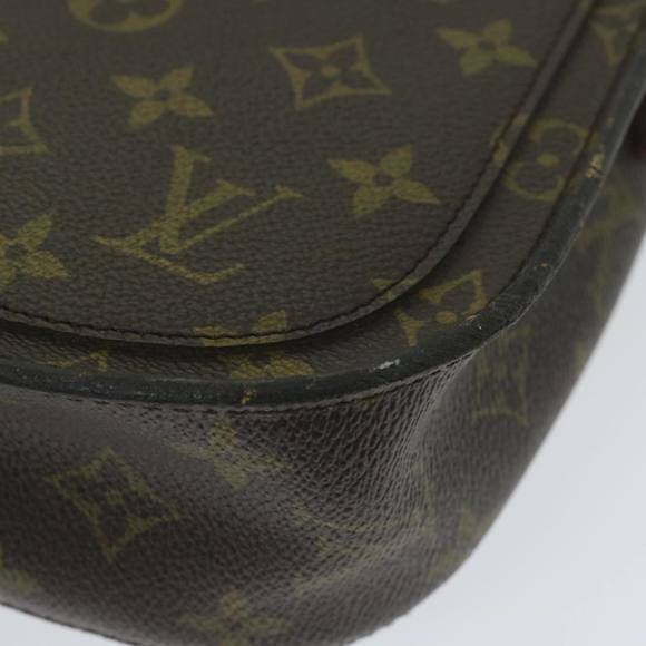 LOUIS VUITTON Monogram Saint Cloud GM Shoulder Bag Vintage M51242 LV Auth 62003 - Picture 10 of 16